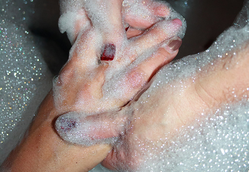 hand washing tips for hand models